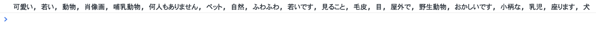 画像認識タグ