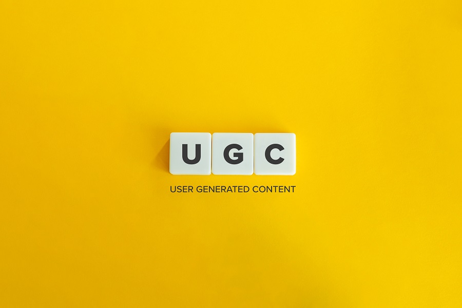 UGCと書かれたロゴ