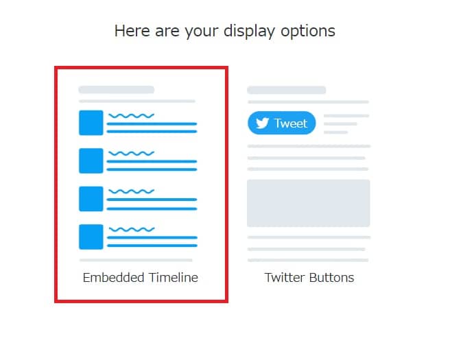 Embedded Timeline