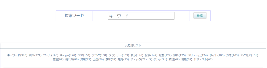 共起語検索