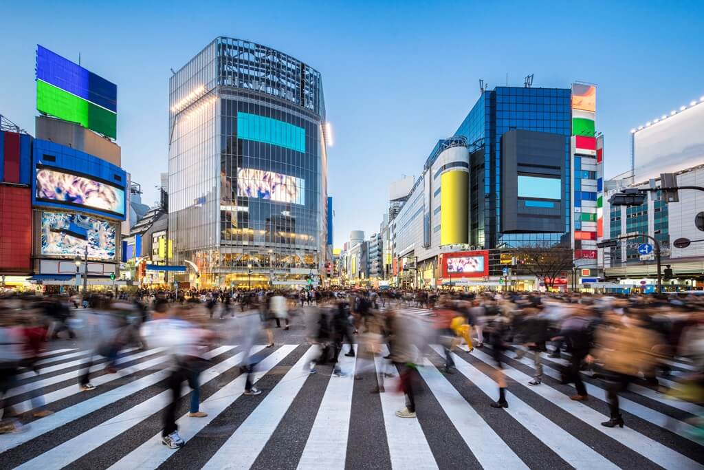 渋谷の街並み