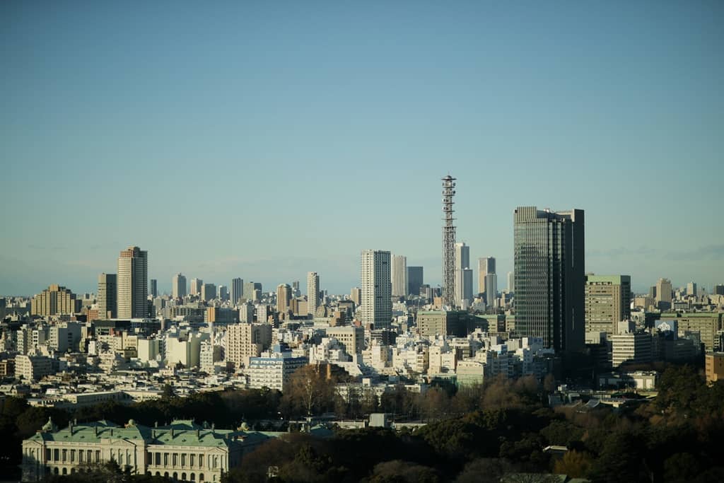 窓から見える景色