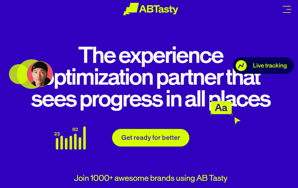 AB Tastyのサイトトップ画像