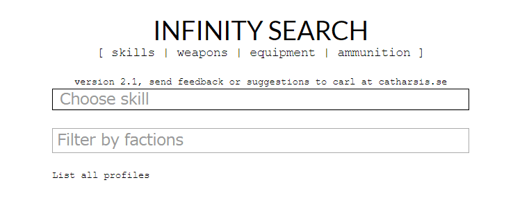 Infinity Search