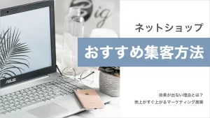 ネットショップの集客方法16選！効果が出ない理由と売上がすぐ上がるマーケティング施策
