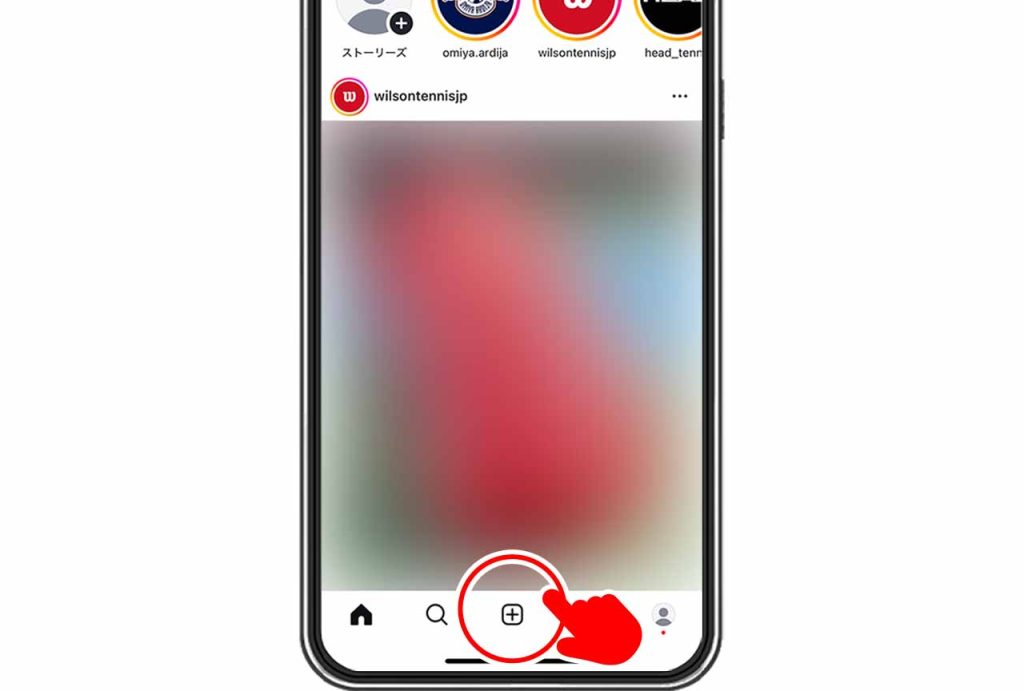 Instagram(インスタグラム)のストーリーの音楽の付け方①