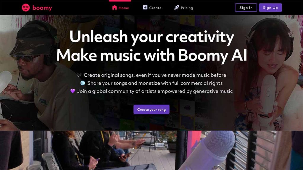Boomyとはの画像