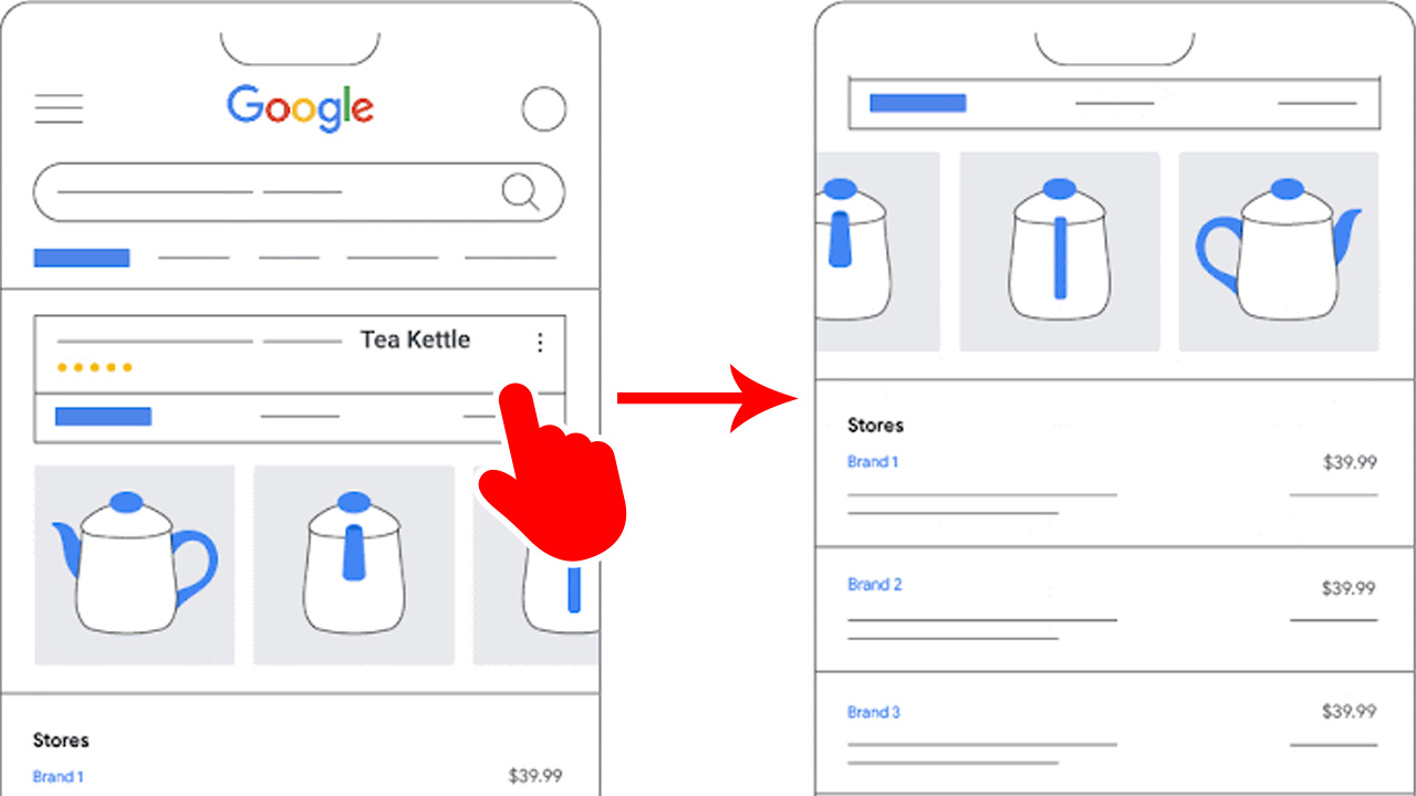 Google広告のショッピング ナレッジパネル