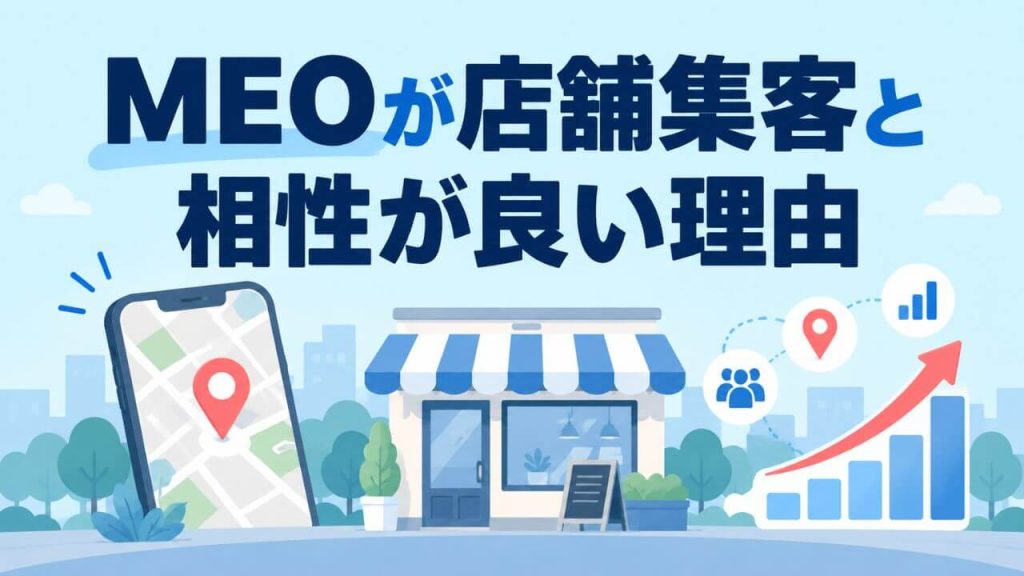 MEOが店舗集客と相性が良い理由のイメージ画像