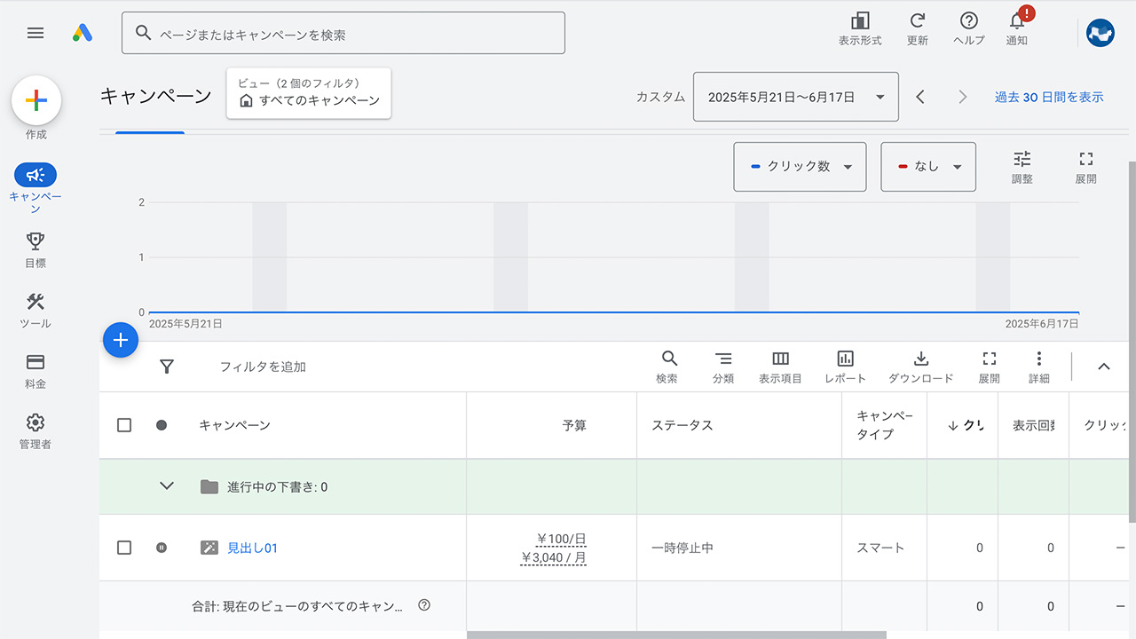 Google広告のキャンペーンを変更する方法2
