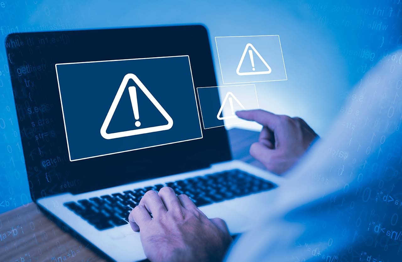 設定ミスが原因で表示されないケースのイメージ