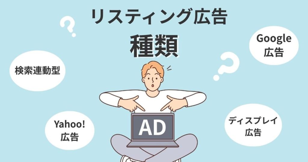 リスティング広告の種類のアイキャッチ