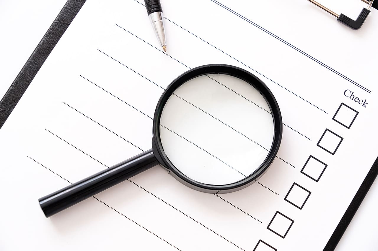 原因を確認するためのチェックリストイメージ