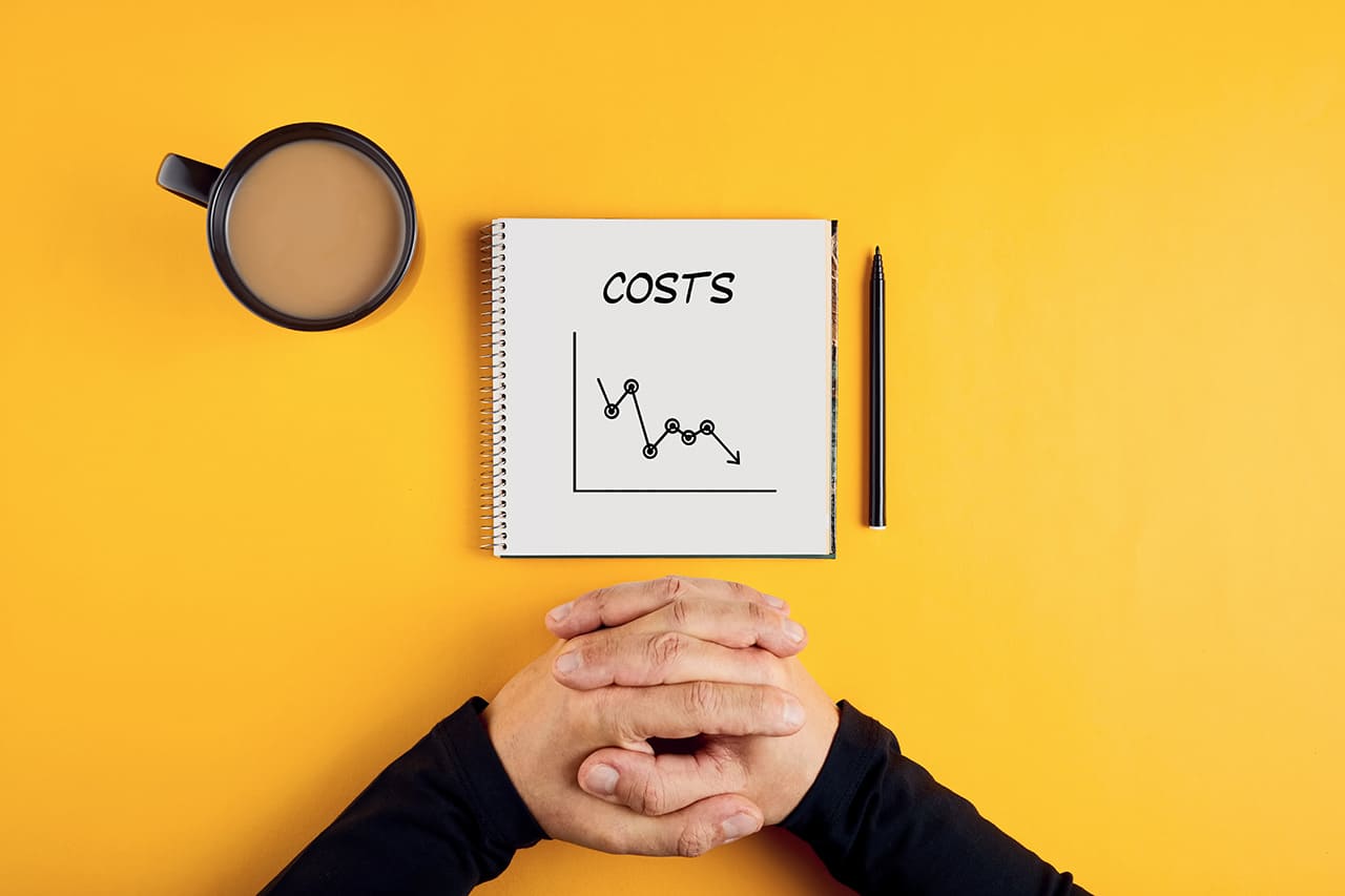 リスティング広告の費用対効果の目安のイメージ