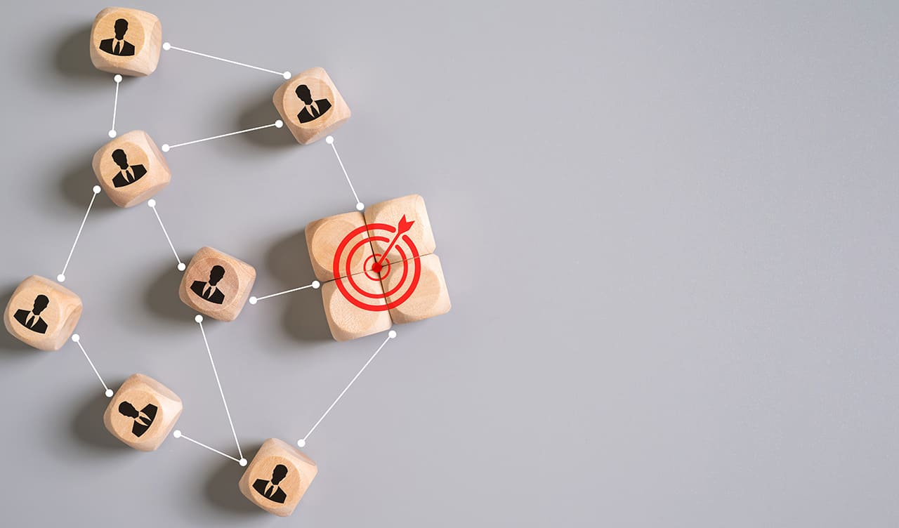 ABMの企業選定基準のイメージ