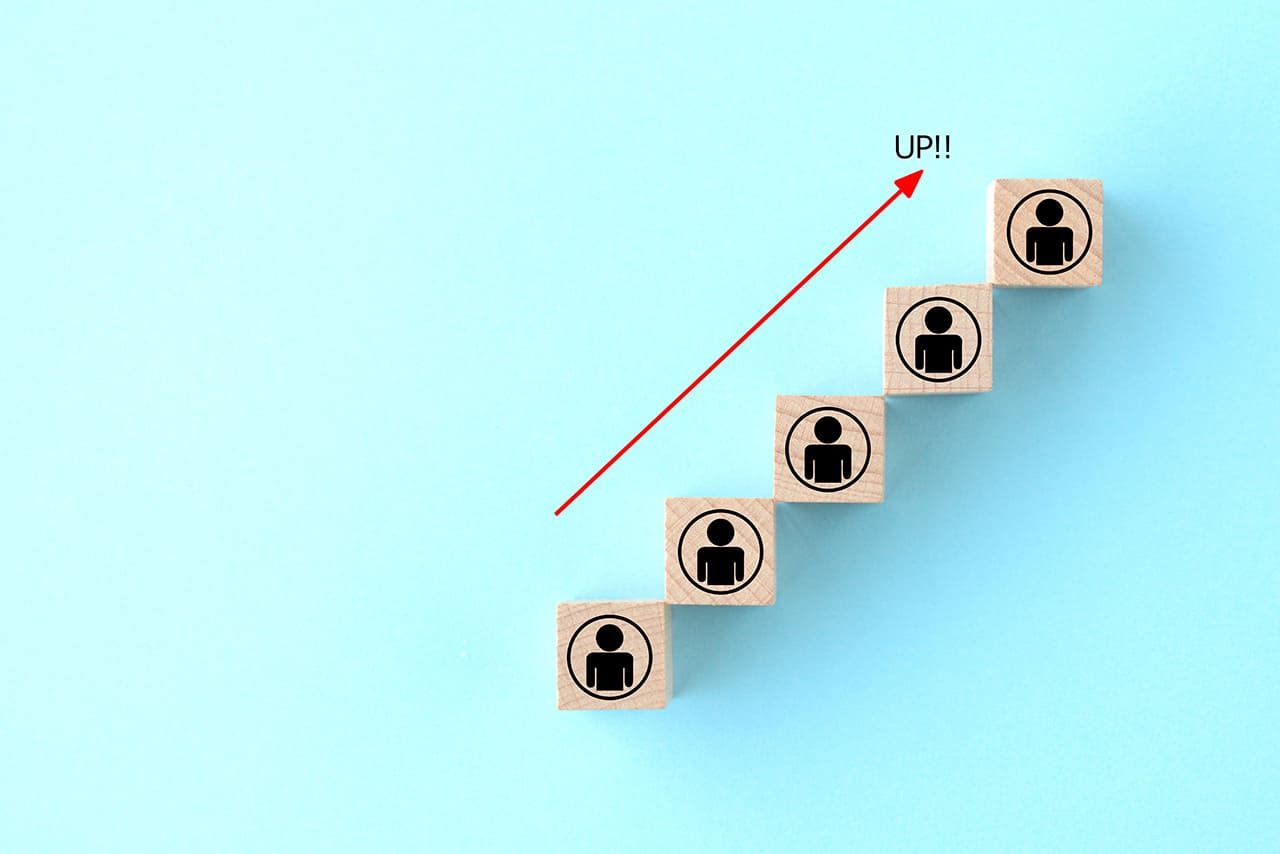 ABMの実践ステップのイメージ