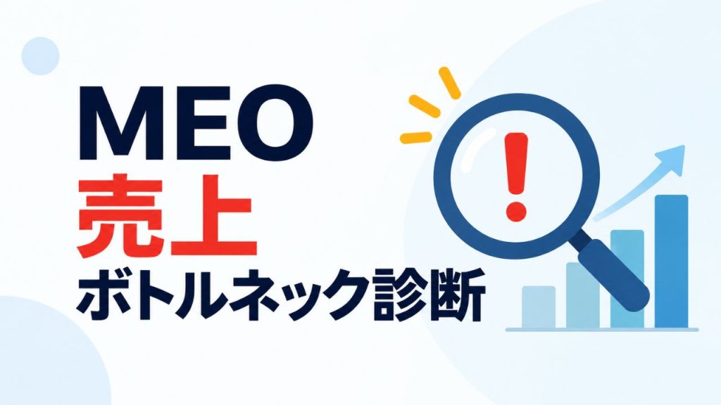 MEO売上ボトルネック診断のイメージ画像